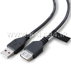 کابل 5 متر USB افزایشی مارک XP / ضخیم و مقاوم / دارای شیلد و نویزگیر / تک پک شرکتی